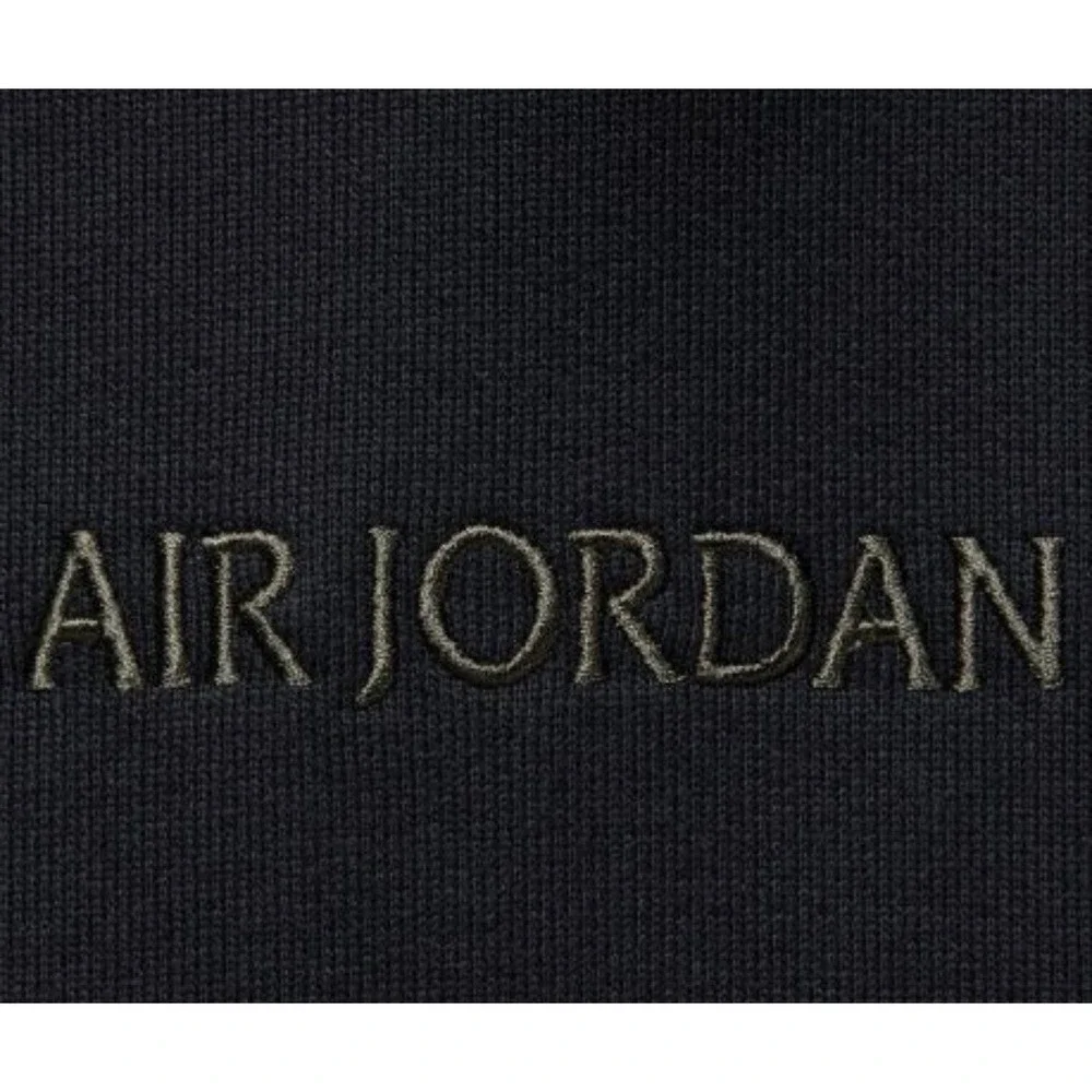 Nike Jordan X Paris Saint-Germain Pullover Wordmark Hoodie Black Mens Medium